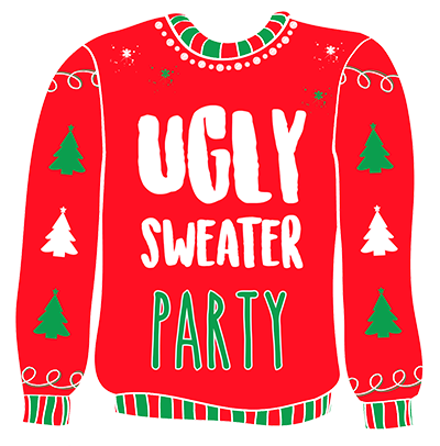 north face christmas sweater